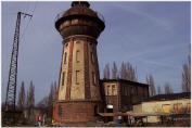 Wasserturm Köthen Bahnhof Foto: Ralf Liebegott